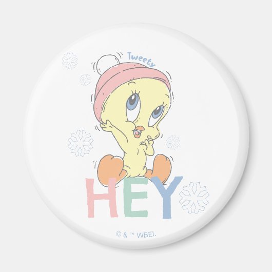 Baby TWEETY™ Hey Snow Magneet (Voorkant)
