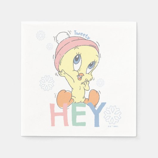Baby TWEETY™ Hey Snow Servet (Voorkant)