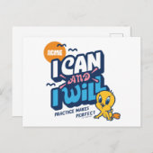 Baby TWEETY™ - Ik kan en ik zal Briefkaart (Voorkant / Achterkant)