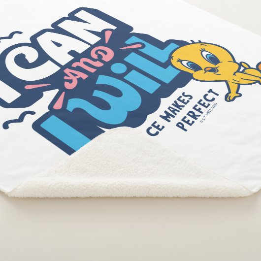 Baby TWEETY™ - Ik kan en ik zal Sherpa Deken (3/4)