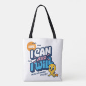 Baby TWEETY™ - Ik kan en ik zal Tote Bag (Achterkant)