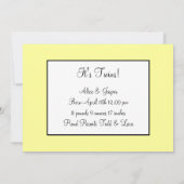  Baby Twin Aankondiging (Achterkant)