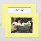  Baby Twin Aankondiging (Voorkant / Achterkant)