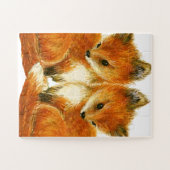 Baby Twin Foxes Legpuzzel (Horizontaal)