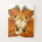 Baby Twin Foxes Legpuzzel (Verticaal)
