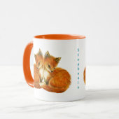 Baby Twin Foxes Mok (Voorkant links)