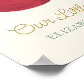 Baby Twin Little Sweetie Cherry Nursary Poster (Hoek)