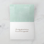 Baby Twin Teddy Bears Bedankt Kaart (Binnen)