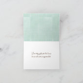 Baby Twin Teddy Bears Bedankt Kaart (Binnen)