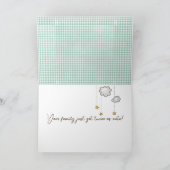 Baby Twin Teddy Bears Gefeliciteerd Kaart (Binnen)