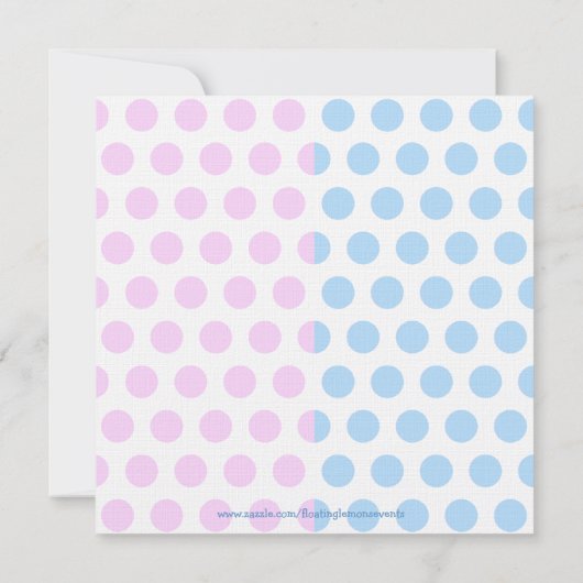 Baby Twins Booties Baby shower Uitnodiging (Achterkant)