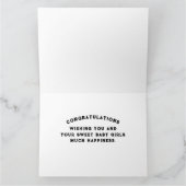 Baby Twins Congrats Kaart (Binnen)