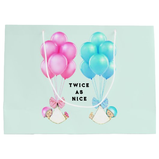 Baby Twins Groot Cadeauzakje (Achterkant)