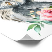 Baby Uil Bosdieren Kinderdagverblijf | Mooie Muurp Poster (Hoek)