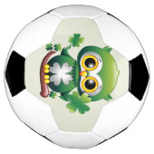 Baby Uil Cute St Patrick Cartoon Voetbal (Gedraaid)