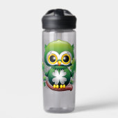 Baby Uil Cute St Patrick Cartoon Waterfles (Voorkant)