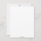 Baby Uil "Denken aan jou!"Opmerking Kaart terug is (Achterkant)