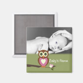 Baby Uil/ Foto Magneet (Voorkant / Achterkant)