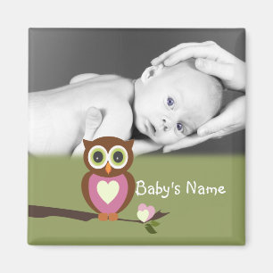 Baby Uil/ Foto Magneet