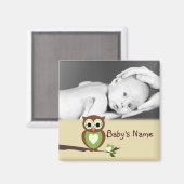 Baby Uil/ Foto Magneet (Voorkant / Achterkant)