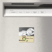 Baby Uil/ Foto Magneet (Insitu (Vaatwasser))