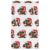 Baby Uil In Kerst Pet Gift Bag Klein Cadeauzakje (Voorkant)