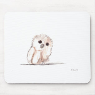 Baby uil kleine vogel muismat