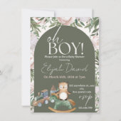 Baby uil met choo choo trein (Voorkant)