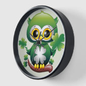 Baby Uil Schattig St Patrick Cartoon (Hoek)