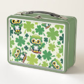 Baby Uil Schattig St Patrick Cartoon (Voorkant)