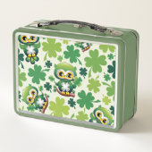 Baby Uil Schattig St Patrick Cartoon (Achterkant)