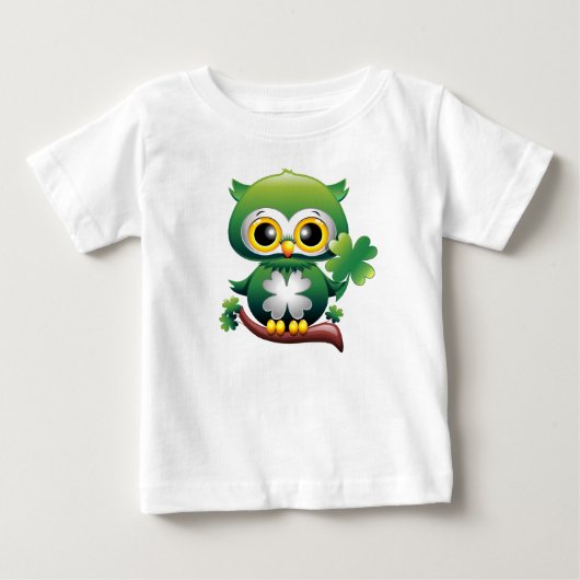 Baby Uil Schattig St Patrick Cartoon (Voorkant)