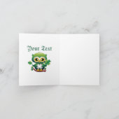 Baby Uil Schattig St Patrick Cartoon (Binnen)