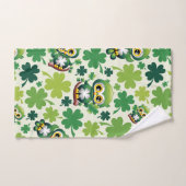 Baby Uil Schattig St Patrick Cartoon Bad Handdoek (Handdoek)