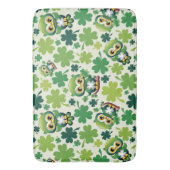 Baby Uil Schattig St Patrick Cartoon Badmat (Voorkant Verticaal)