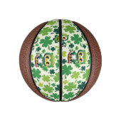Baby Uil Schattig St Patrick Cartoon Basketbal (Verticaal)
