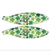 Baby Uil Schattig St Patrick Cartoon Basketbal (Panelen)