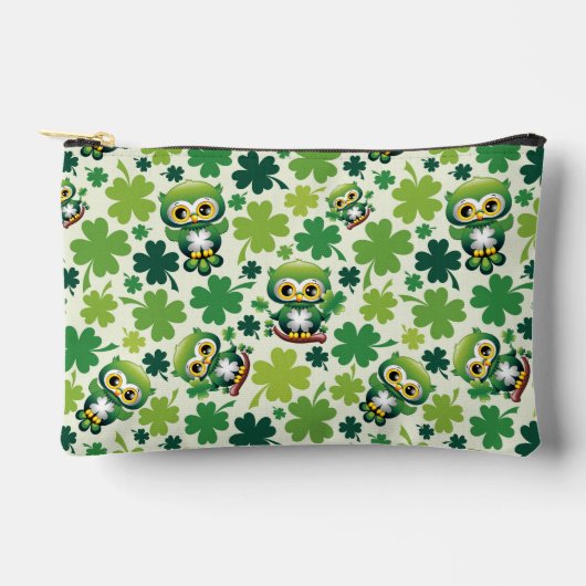 Baby Uil Schattig St Patrick Cartoon Etui (Voorkant)