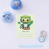 Baby Uil Schattig St Patrick Cartoon Flyer (Enkel)