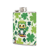 Baby Uil Schattig St Patrick Cartoon Heupfles (Links)