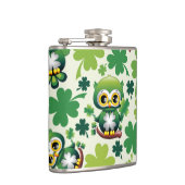 Baby Uil Schattig St Patrick Cartoon Heupfles (Rechts)