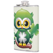 Baby Uil Schattig St Patrick Cartoon Heupfles (Links)