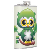 Baby Uil Schattig St Patrick Cartoon Heupfles (Rechts)