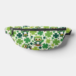 Baby Uil Schattig St Patrick Cartoon Heuptasje