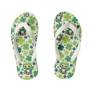 Baby Uil Schattig St Patrick Cartoon Kinder Teenslippers