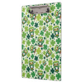 Baby Uil Schattig St Patrick Cartoon Klembord (Links)