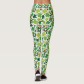 Baby Uil Schattig St Patrick Cartoon Leggings (Achterkant)