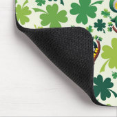 Baby Uil Schattig St Patrick Cartoon Muismat (Hoek)