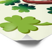 Baby Uil Schattig St Patrick Cartoon Perfect Poster (Hoek)