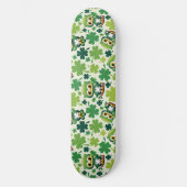 Baby Uil Schattig St Patrick Cartoon Persoonlijk Skateboard (Voorkant)